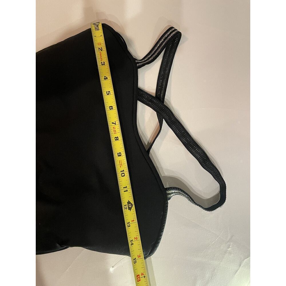 Good American Good Body Cross Back Bodysuit 3 Large Tank Top Sparkle Strap $150 - Picture 6 of 14